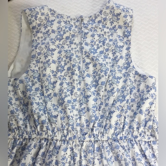 Abercrombie Kids Blue Poplin Tiered Maxi Dress Size 15-16 - Picture 12 of 12
